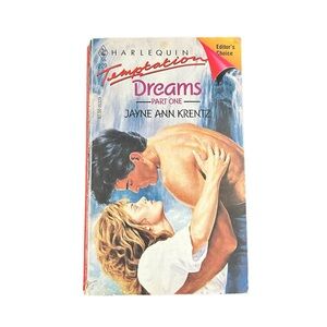Vintage 80s Harlequin Temptation Romance Novel Dreams Part 1 by Jayne Ann Krentz